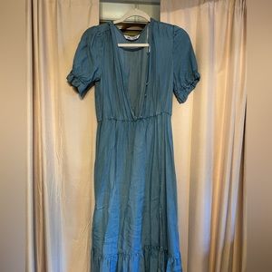 Denim Midi Dress